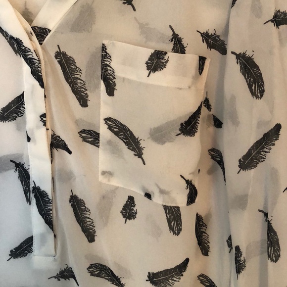 Sheer Button Up - Picture 2 of 5